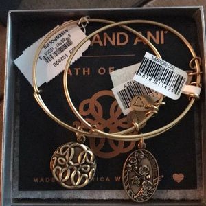 Gold Alex and Ani bracelets (2 bracelets)